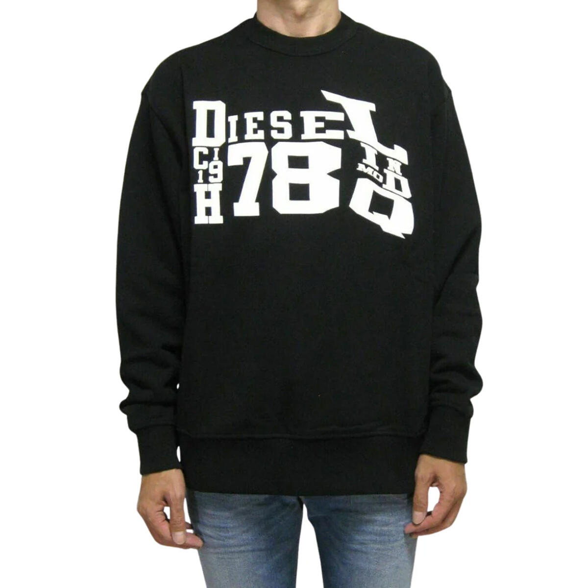 Sweat Motif/style Déformé Adulte (Noir) 4/4