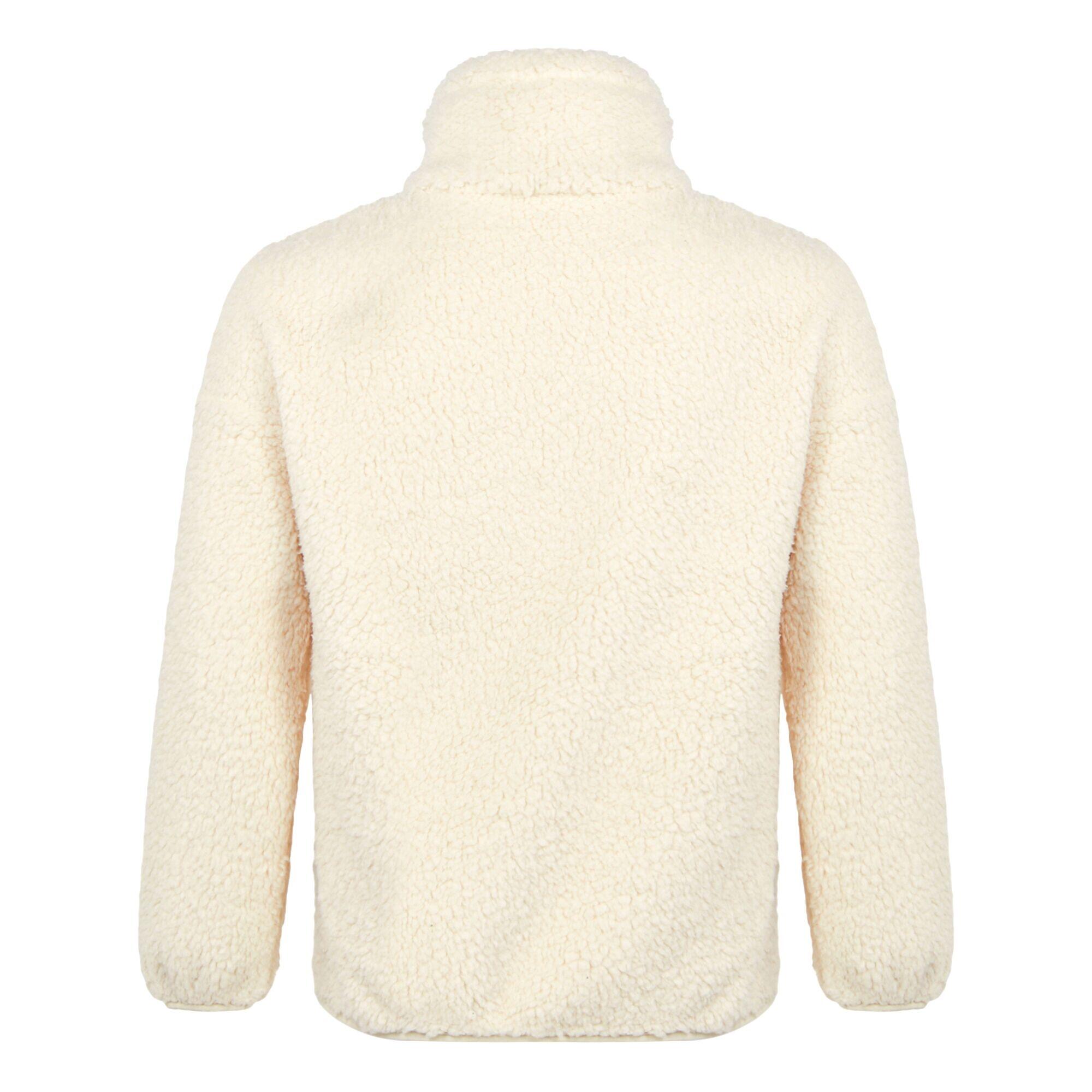 Childrens/Kids Kaliza Half Zip Fleece Top (Light Vanilla) 2/5