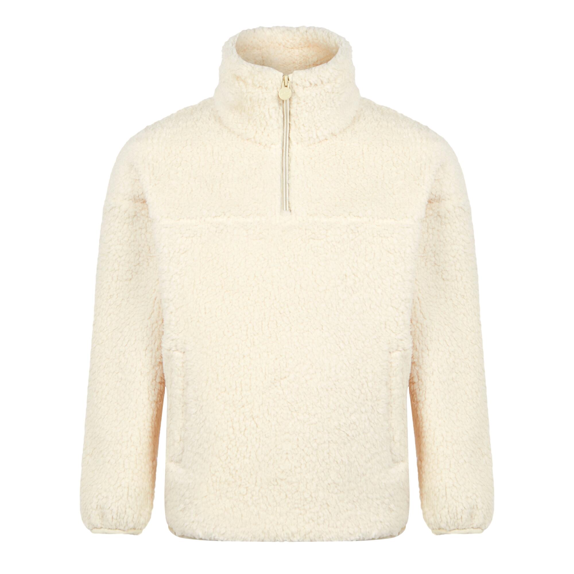 REGATTA Felpa In Pile Mezza Cerniera Bambini Regatta Kaliza Vaniglia Chiaro