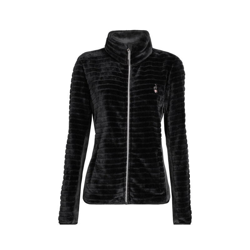 Hanorac din fleece pentru femei cu fermoar Verko