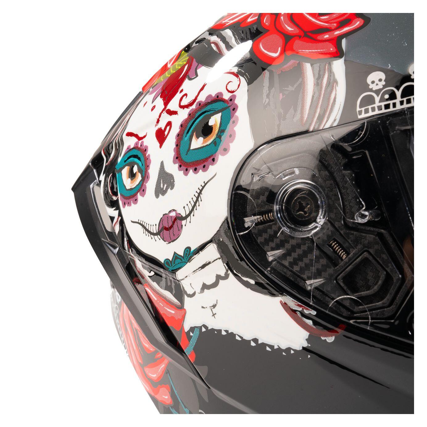 MOTOBLOUZ Casque Intégral EROS SANTITA Black | ECE 22.06 7/7