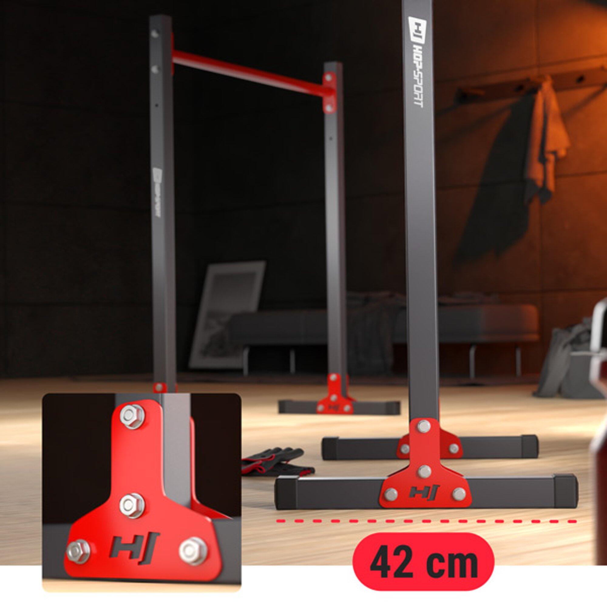 Stacionární bradla Hop-Sport s rukavicemi 5/7