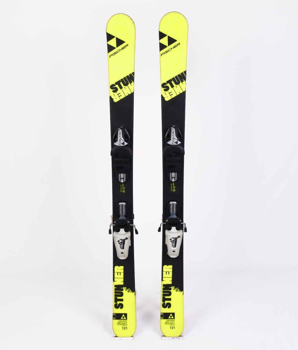 RECONDITIONNE - Ski Occasion Fischer Stunner (noir/jaune) - BON 2/3