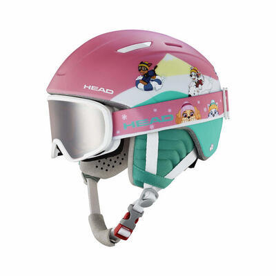 Set casco e occhiali da sci/neve per bambina Maja Paw