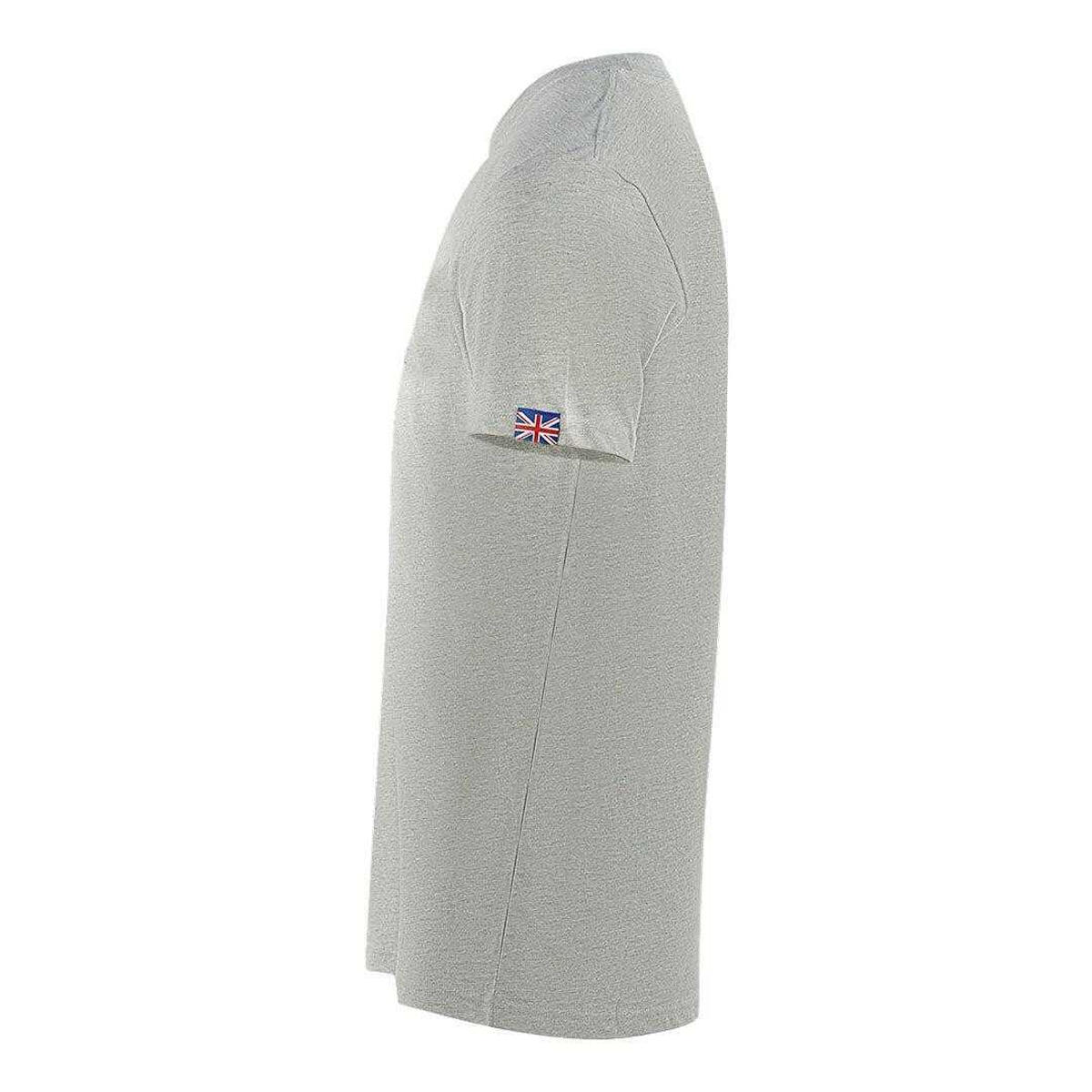 Tshirt Motif Brodé LONDON Homme (Gris) 3/3