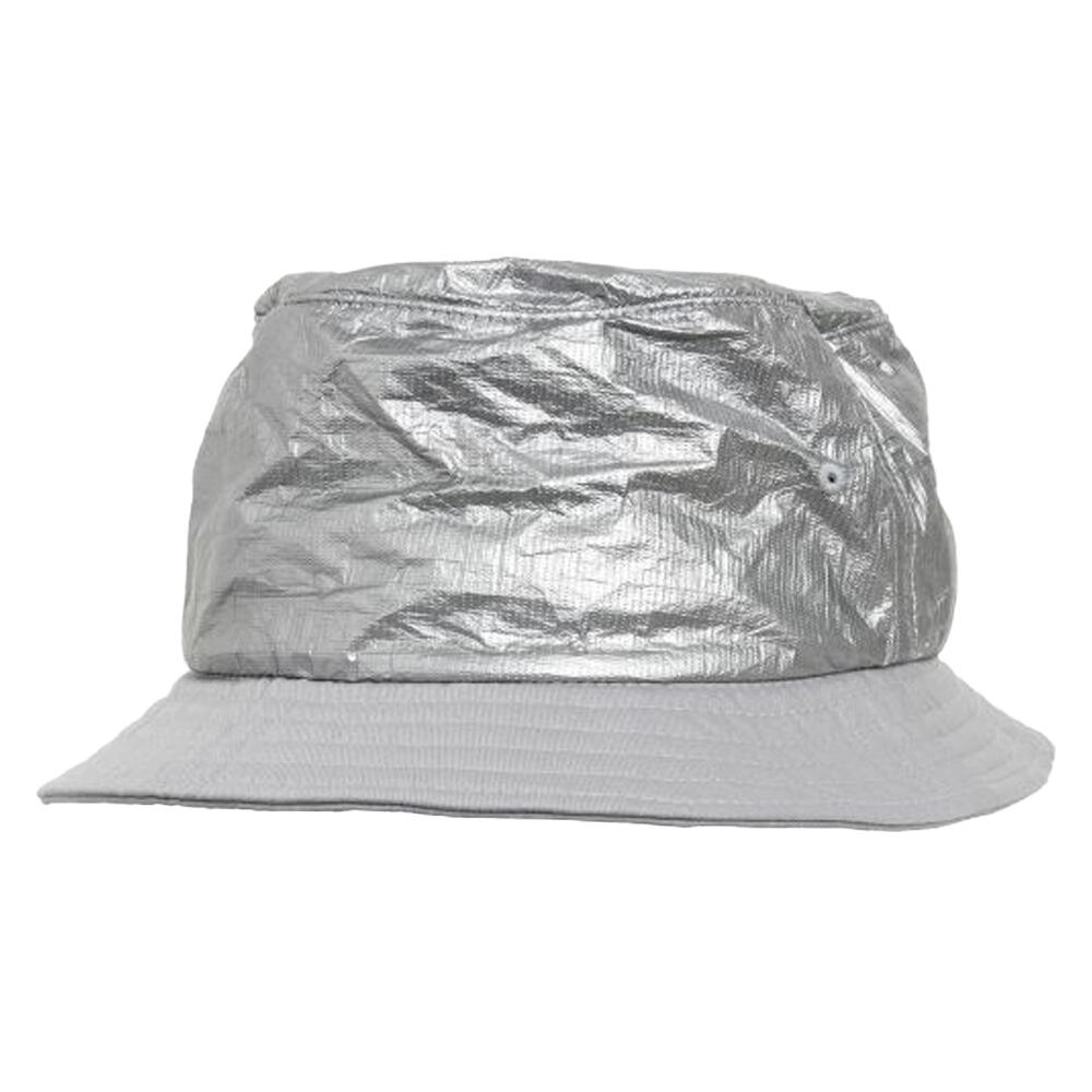 Crinkle Bucket Hat (Silver)