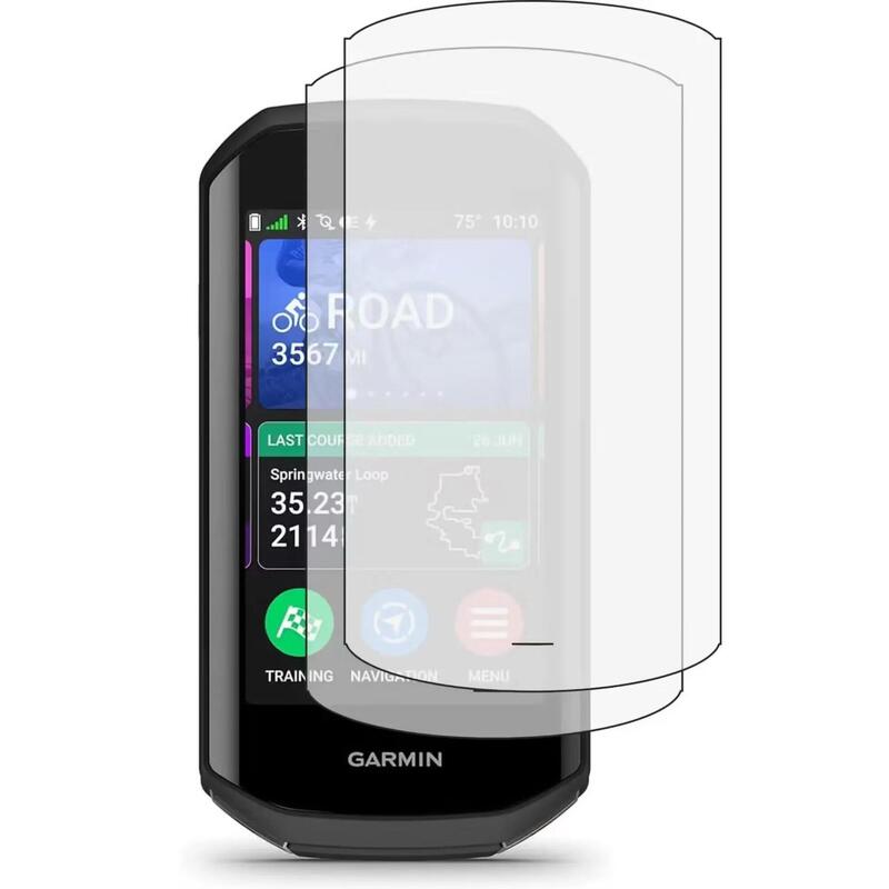 Balíček 3-v-1 Garmin Edge 1050: silikonové pouzdro, 2 hydrogel fólie, XL držák