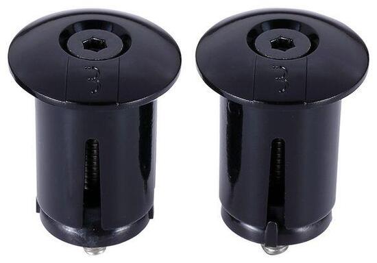 Tappi manubrio BBB ScrewOn neri — set da 2