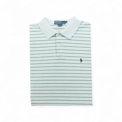 Second life - Kurzarm-Poloshirt Herren Hellblau - In gutem Zustand