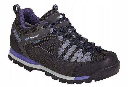 Damen Trekking Schuhe Wasserdicht - Spike Low Lady, schwarz
