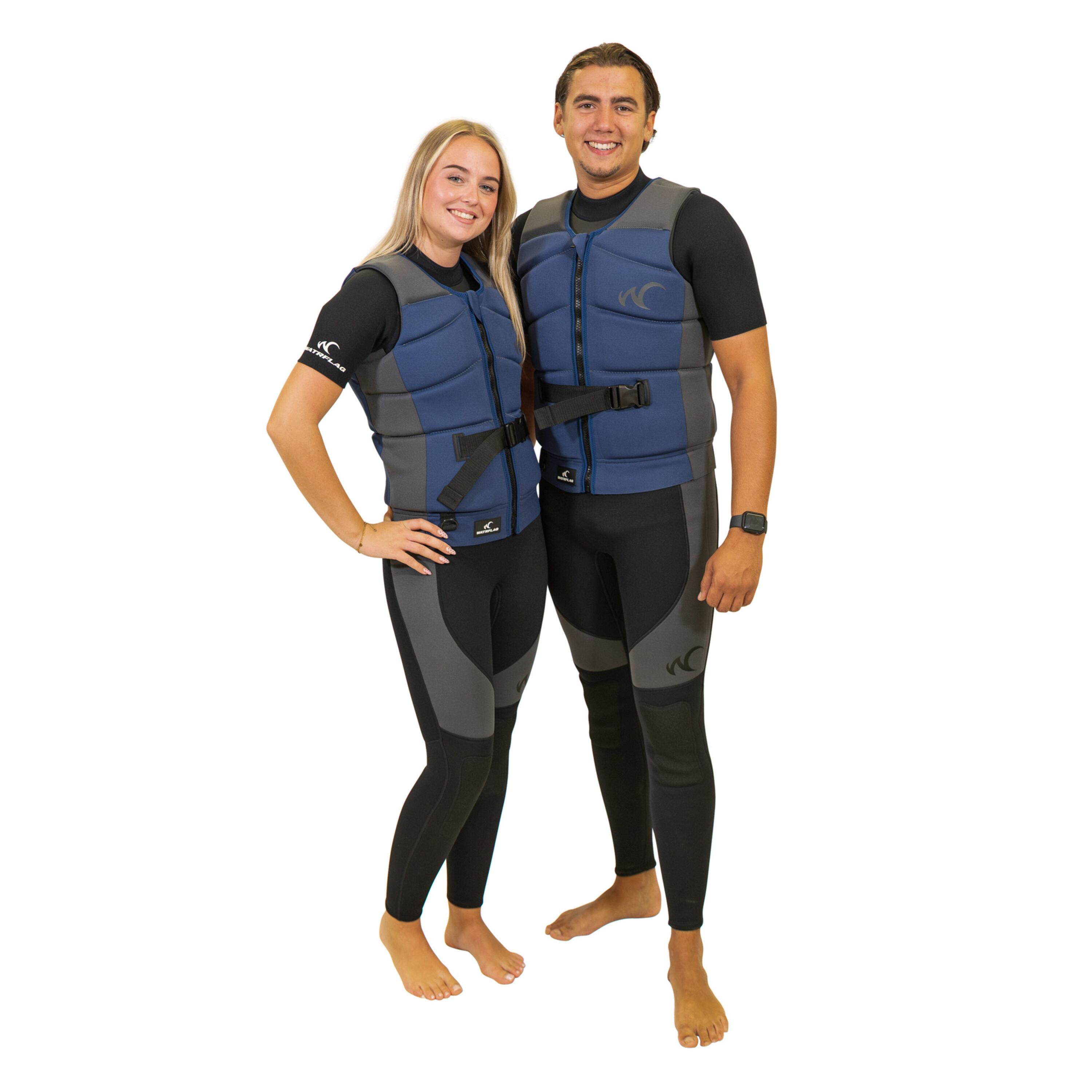 Nantes Impactvest Full Padded - Gris/Bleu - Unisexe - Néoprène Premium 3/7