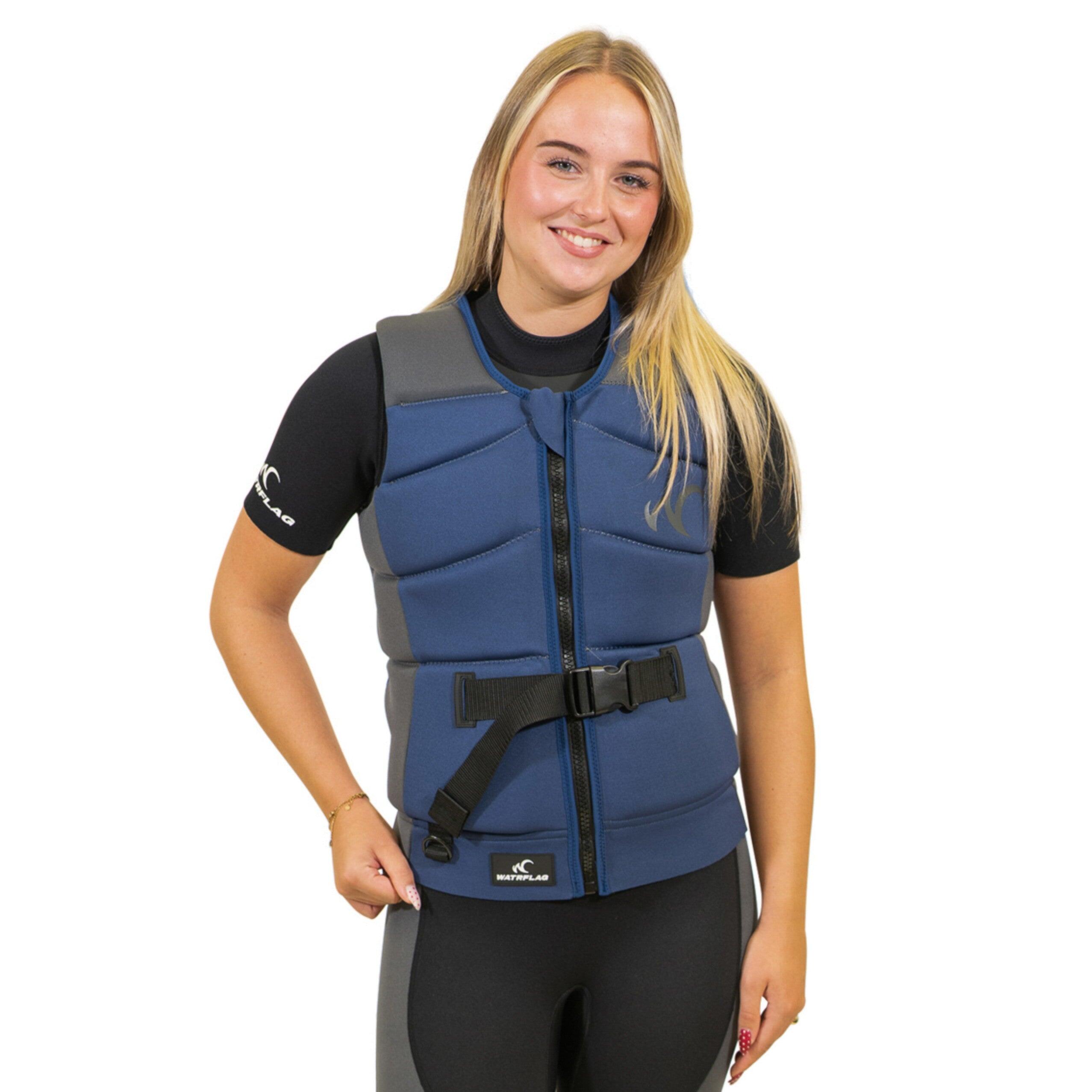 Nantes Impactvest Full Padded - Gris/Bleu - Unisexe - Néoprène Premium 2/7
