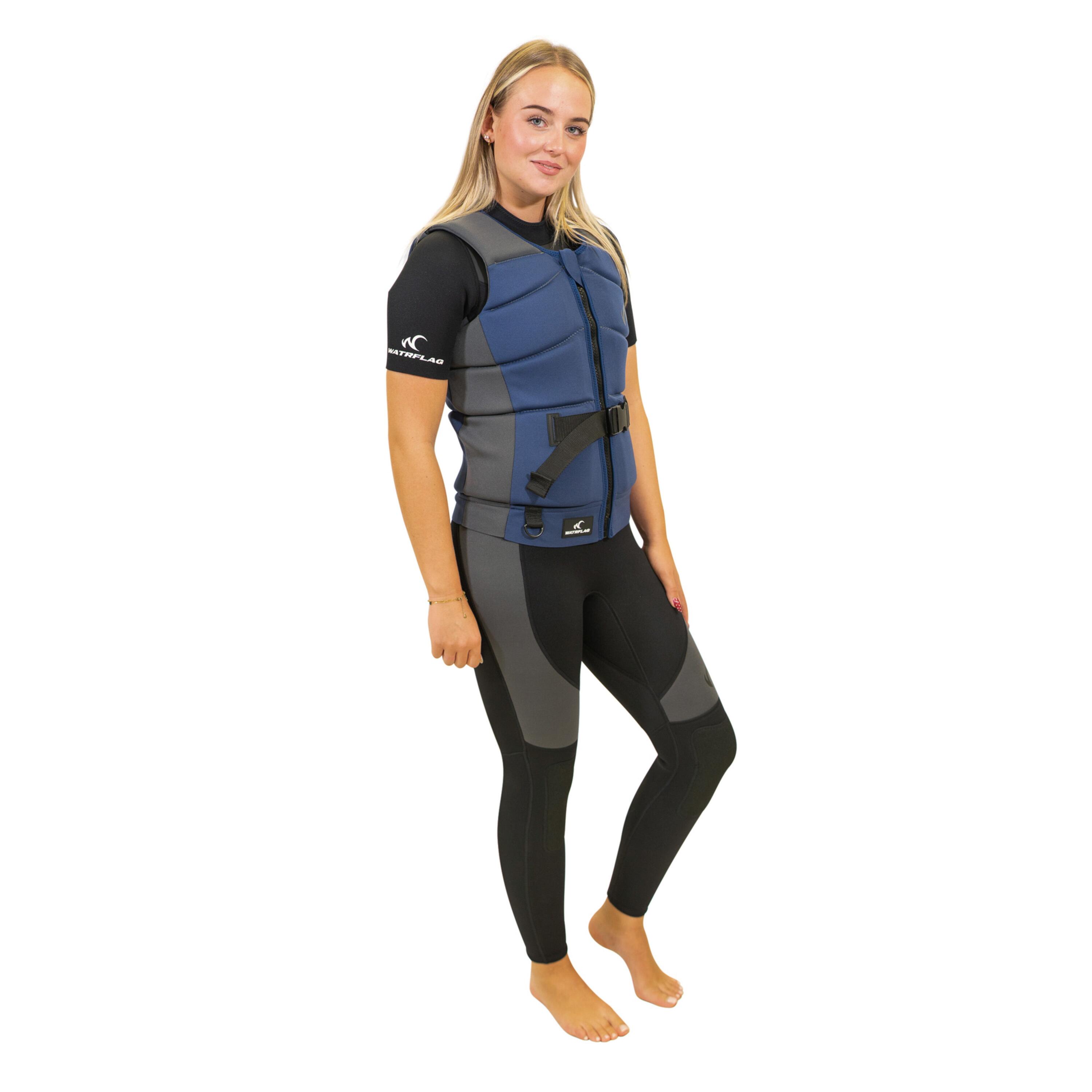 Nantes Impactvest Full Padded - Gris/Bleu - Unisexe - Néoprène Premium 5/7