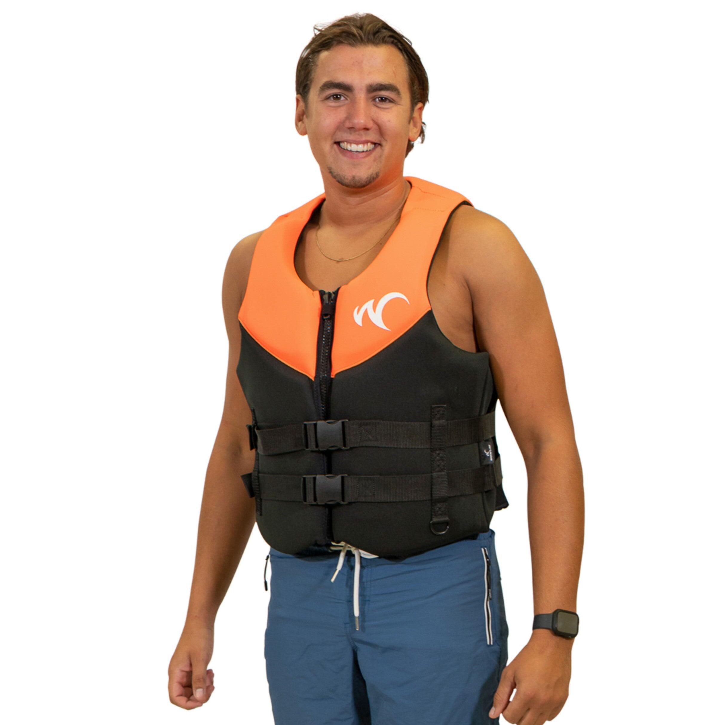 WATRFLAG Colete salva-vidas Calais 50N Laranja - Unisexo - Neoprene - Desportos aquáticos