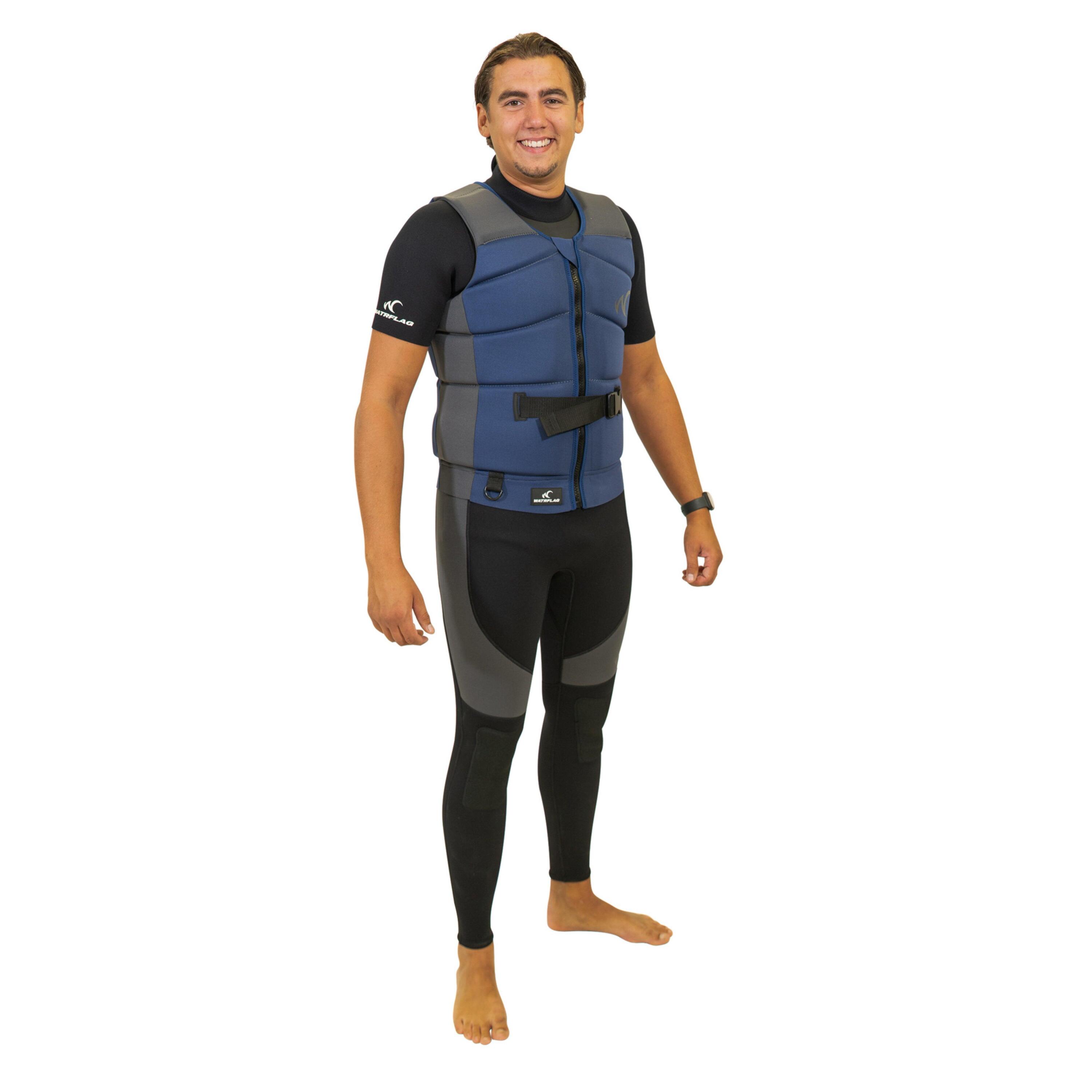 Nantes Impactvest Full Padded - Gris/Bleu - Unisexe - Néoprène Premium 4/7