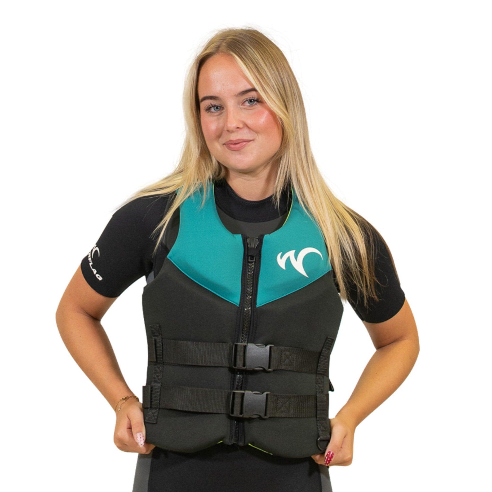 WATRFLAG Colete salva-vidas Calais 50N Azul Unisex - Neoprene - Desportos aquáticos