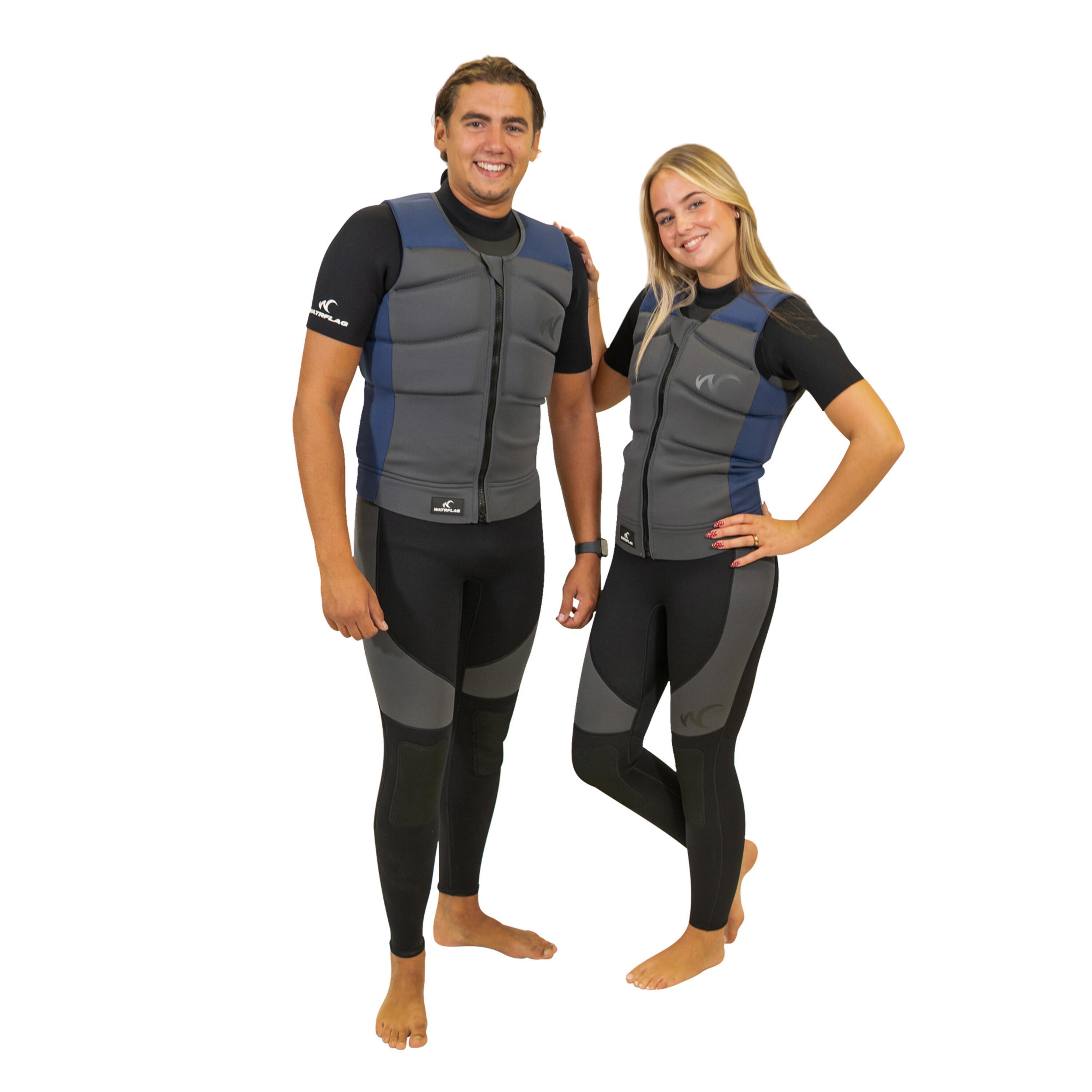Brest Impactvest Half Padded - Azul/Gris - Unisex - Neopreno Premium 3/7