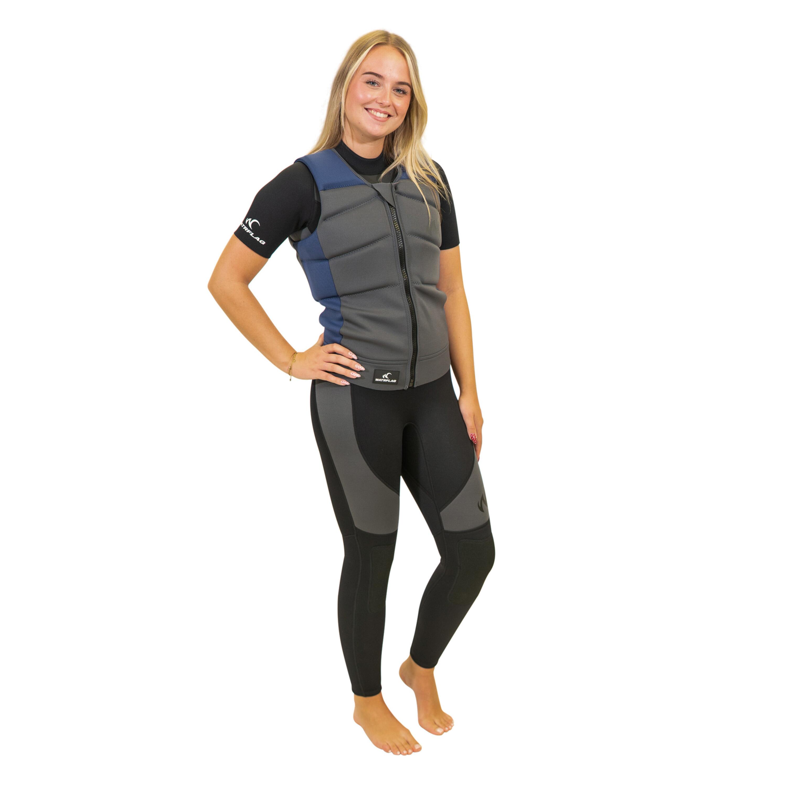 Brest Impactvest Half Padded - Azul/Gris - Unisex - Neopreno Premium 5/7