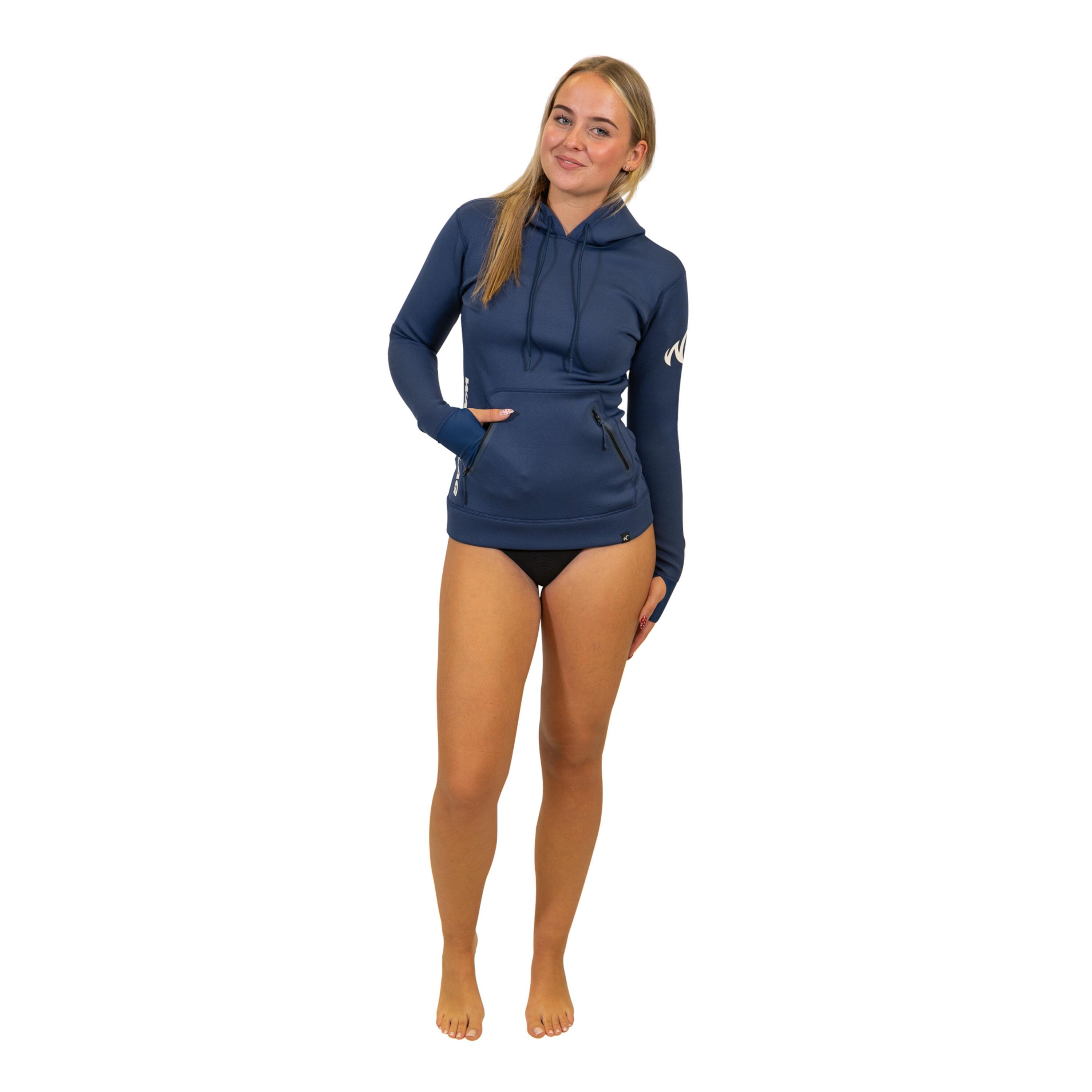 Sudadera con capucha de neopreno Ipanema - Mujer - Azul - de deportes acuáticos 2/7