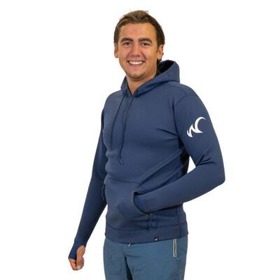 Macumba neopreen hoodie - heren - blauw - voor allround watersport