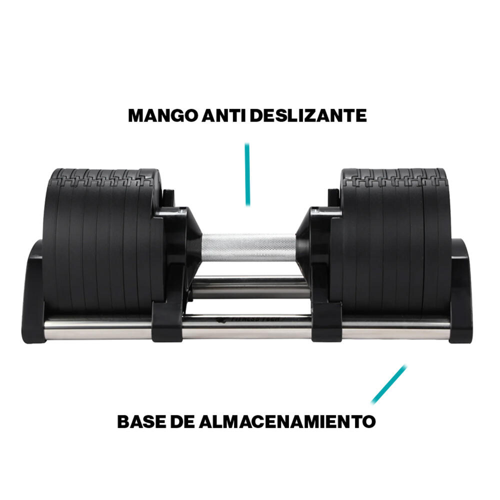 Haltere Ajustável de 2kg a 32kg Fitness Tech - Unidade 3/7