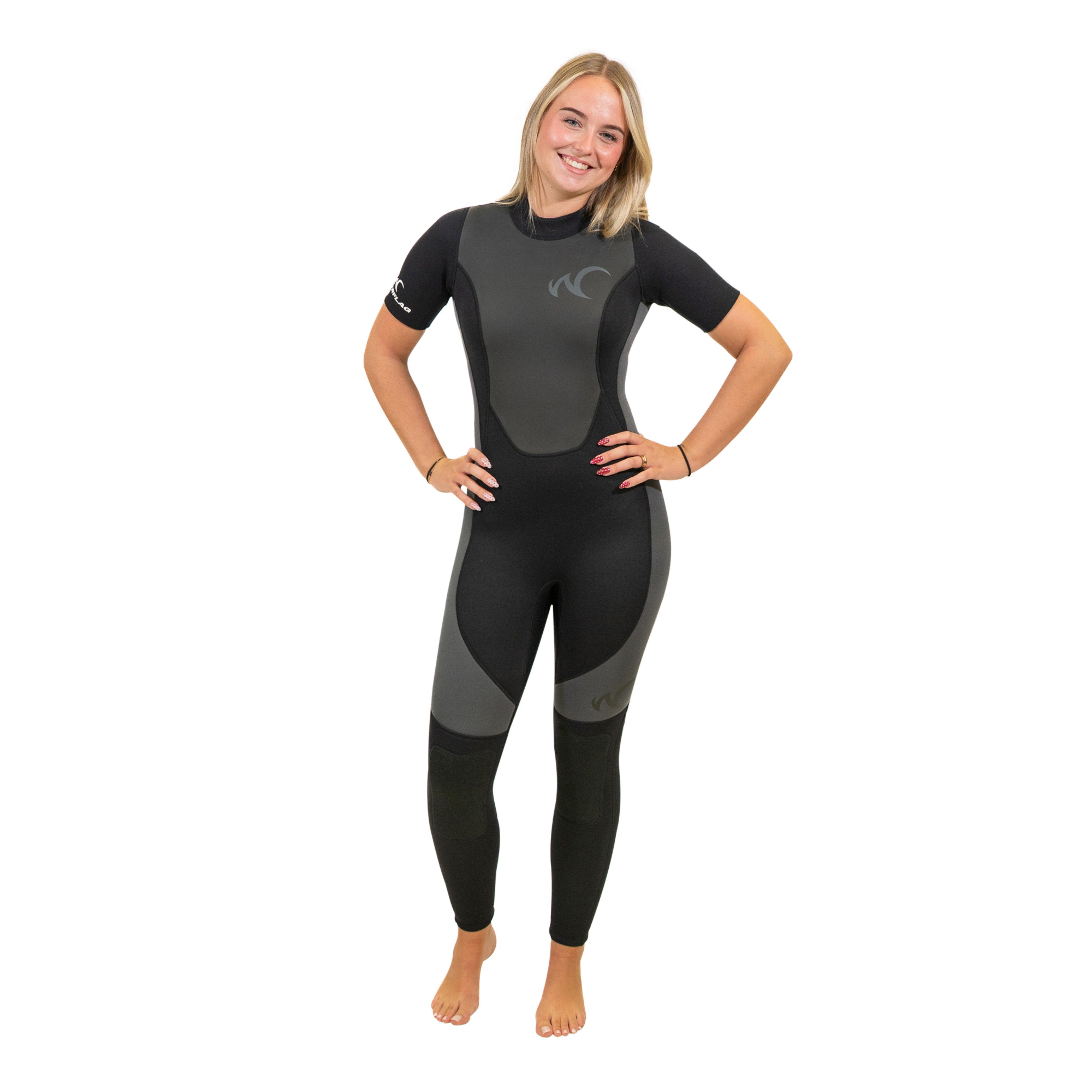 Watrflag - Sydney Fn Wetsuit For Sup Surf - Néoprène 3mm Avec Manches Courtes - Femme - Combinaison De Surf - Noir - 48 Xl - Decathlon