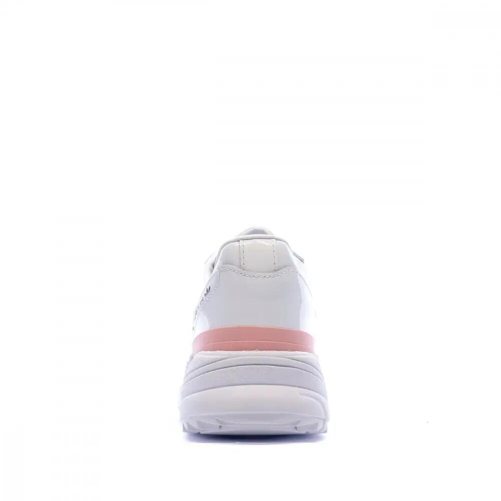Baskets blanc/rose femme Adidas Kiellor 3/5