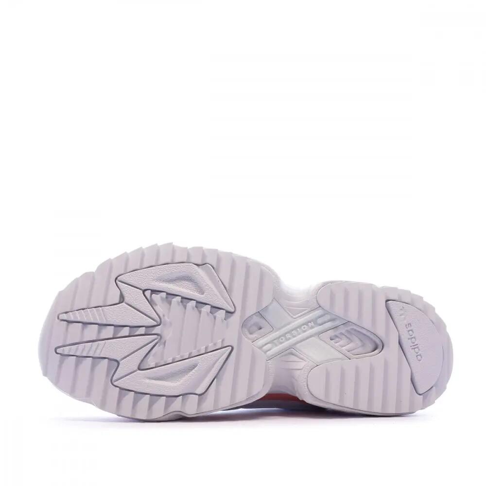 Baskets blanc/rose femme Adidas Kiellor 5/5