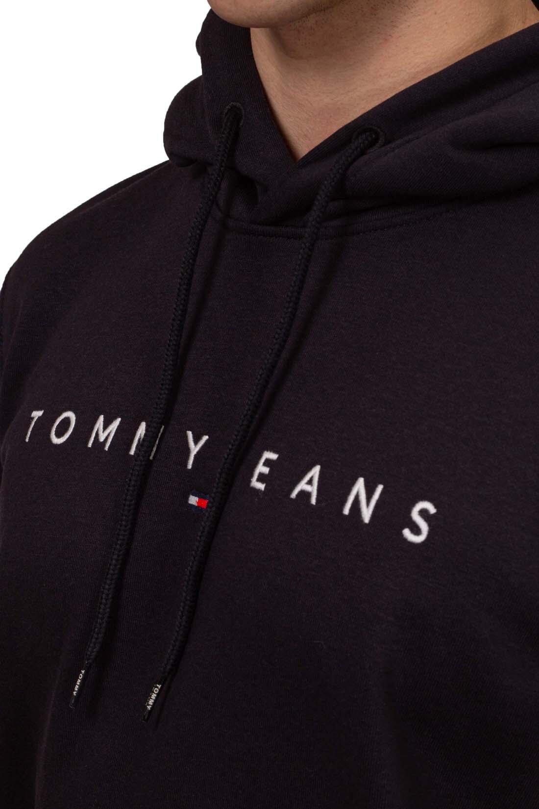 Felpa uomo regular con logo lineare 5/5