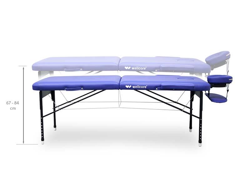 WELLCORE Aluminium-Klapptrage 185 x 65 cm 4/5