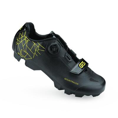 Zapatilla Ciclismo Montaña MTB Mountracer-2 Ges Amarilla-Negra