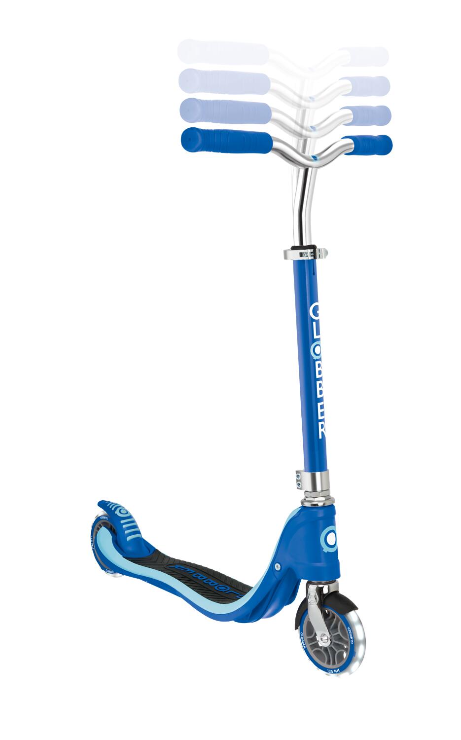 GLOBBER FLOW 125 LIGHTS dunkelblau, mit Leuchtrollen 2/14