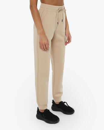 Weinrote Damenhose aus synthetischem Material für Fitness