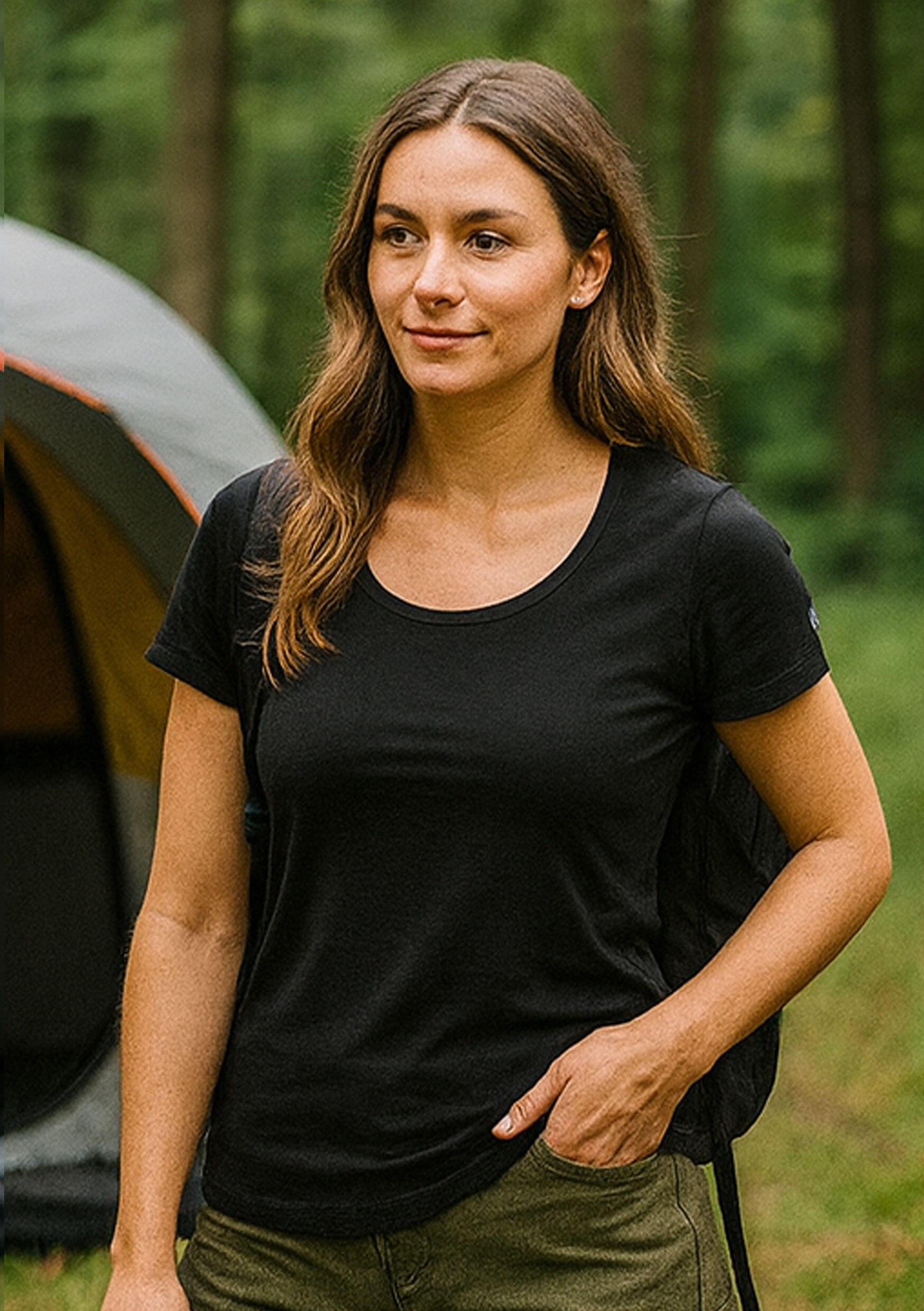T-shirt en mérinos pour femmes IRENA 2/5