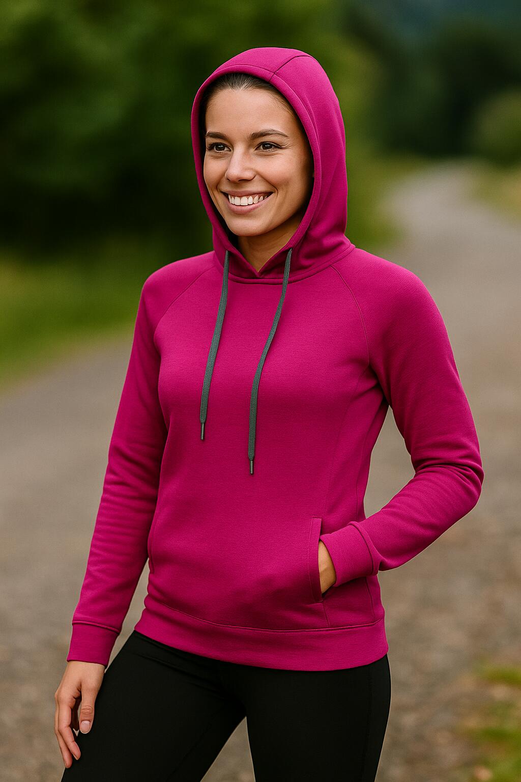 Sweat-shirt en laine mérinos pour femme WESIA 2/2