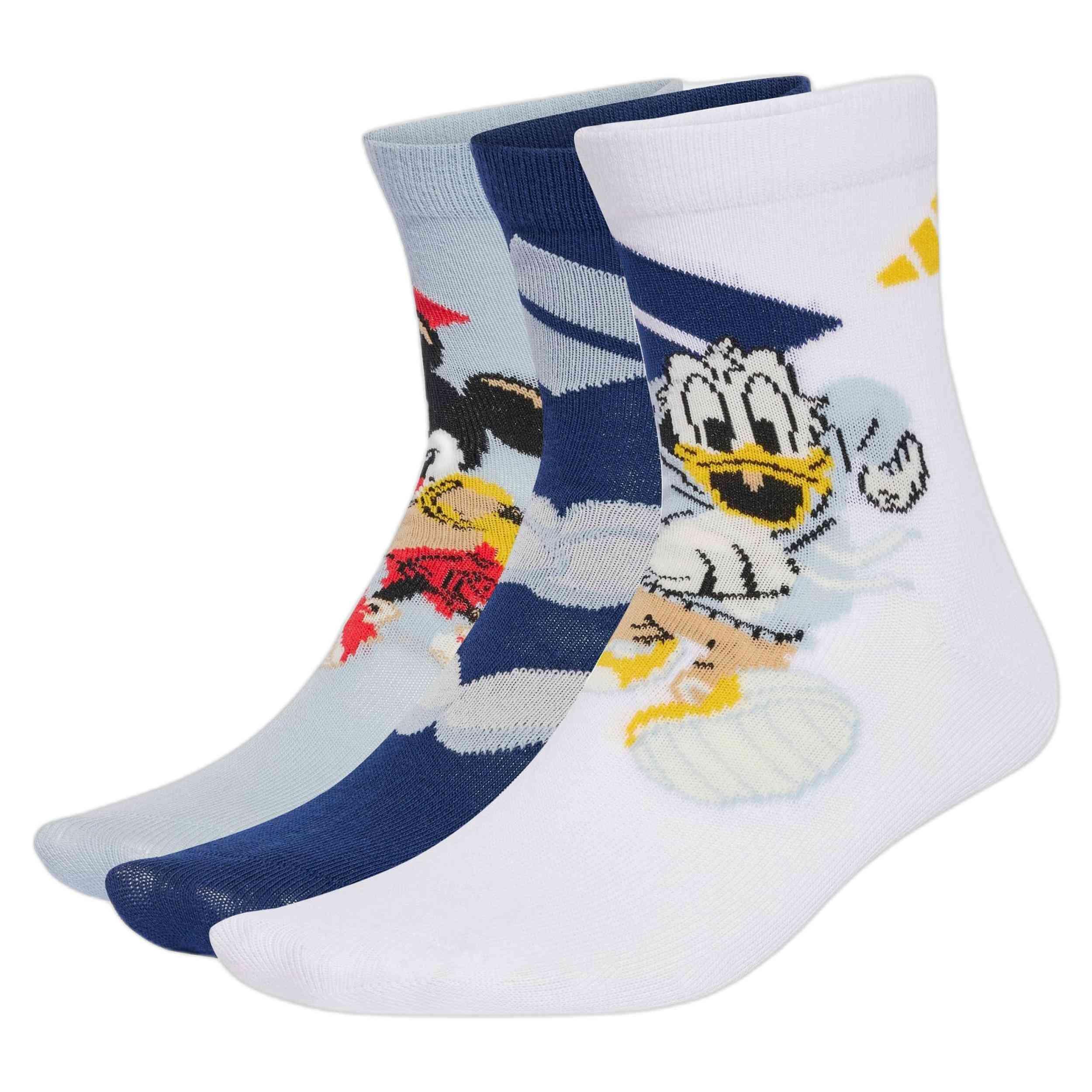 Chaussettes Adidas modèle JG5807 pour unisexe enfants 2/4
