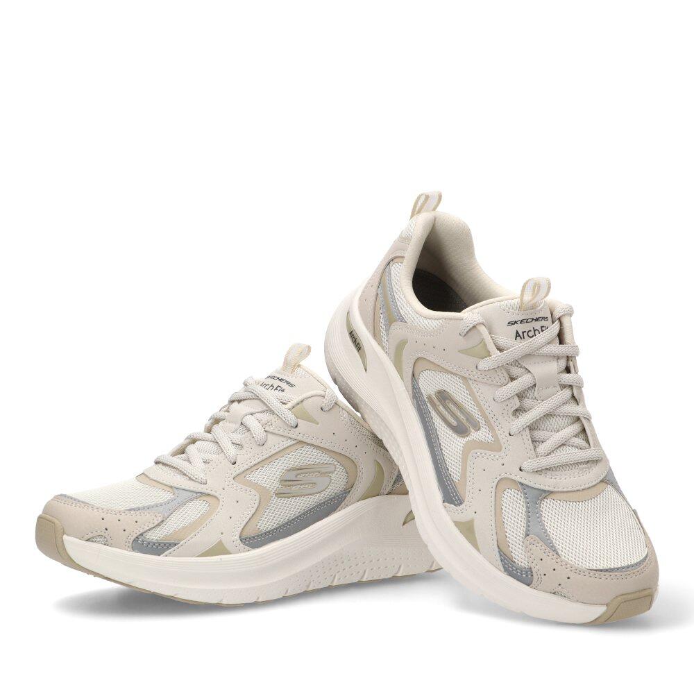 Sapatilhas Skechers Mulher Arch Fit 2.0 - Vintage Luxe Cinza 5/6