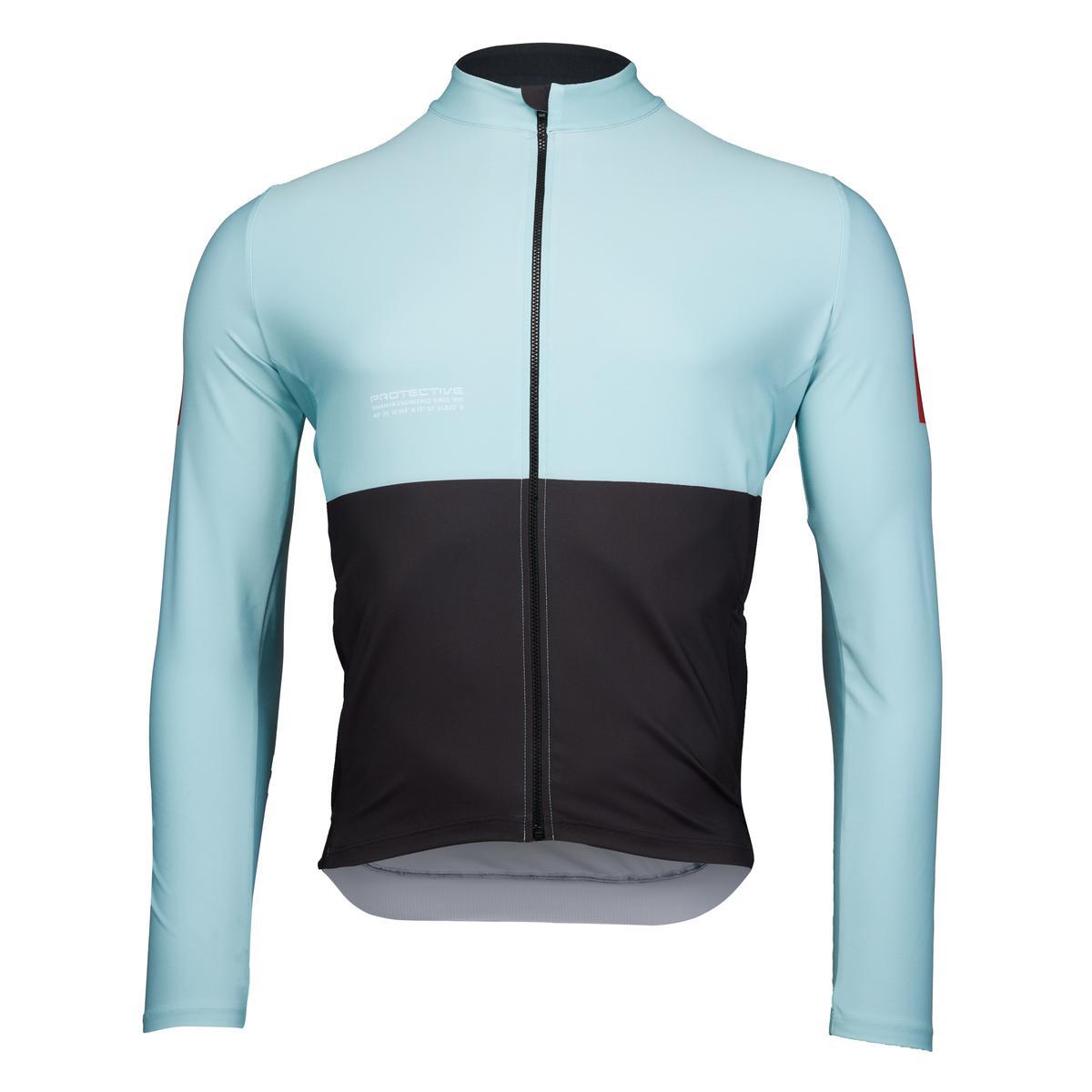 Maillot manches longues - Fullzip - Vélo - Homme - P-Rush Rider - Bleu clair 2/6