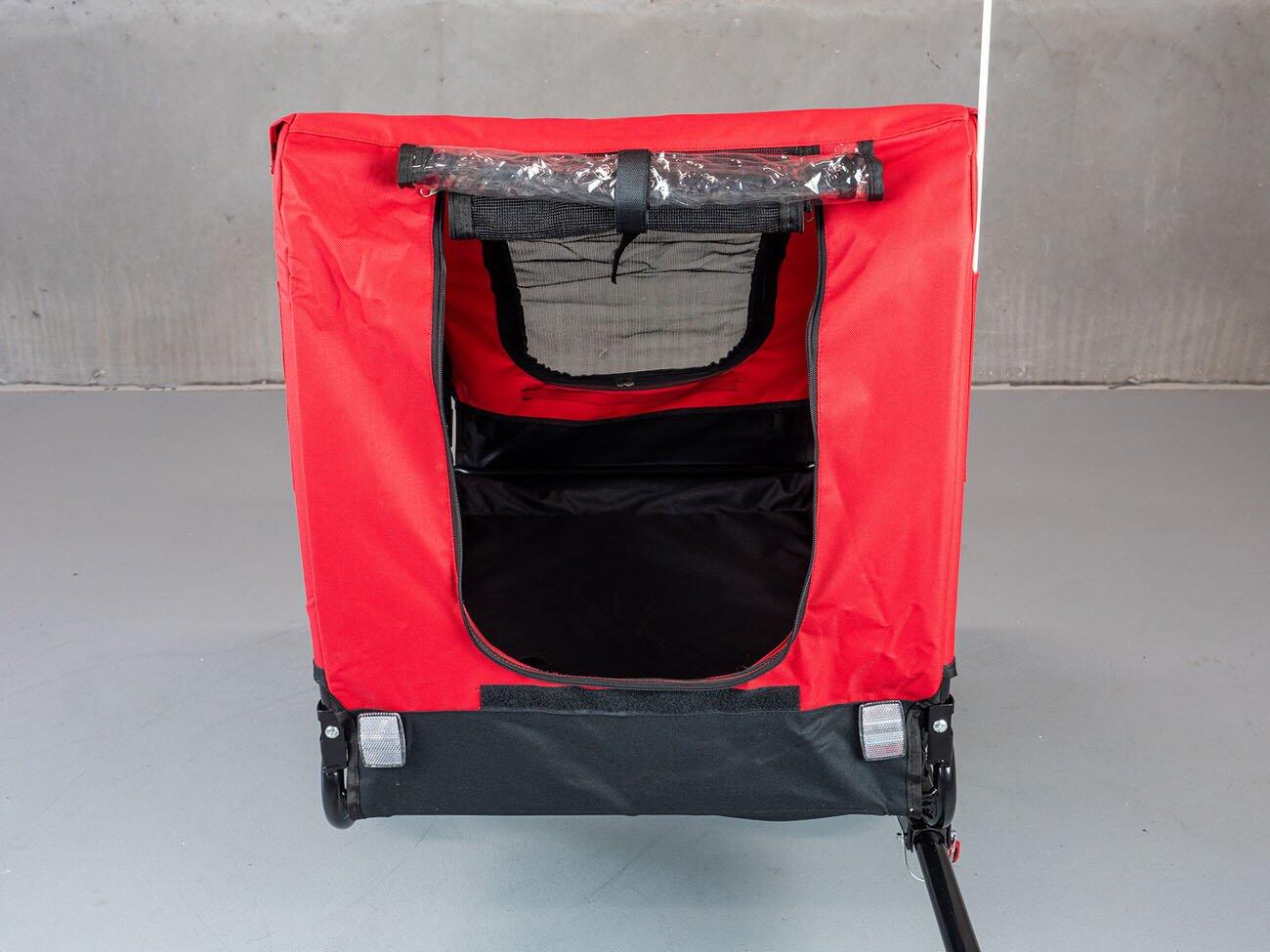 REMORQUE ANIMAUX DE COMPAGNIE ROUGE ET NOIR  BELLELLI 4/7