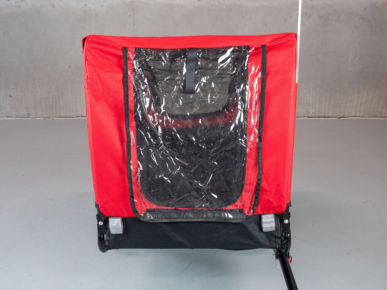 REMORQUE ANIMAUX DE COMPAGNIE ROUGE ET NOIR  BELLELLI 6/7