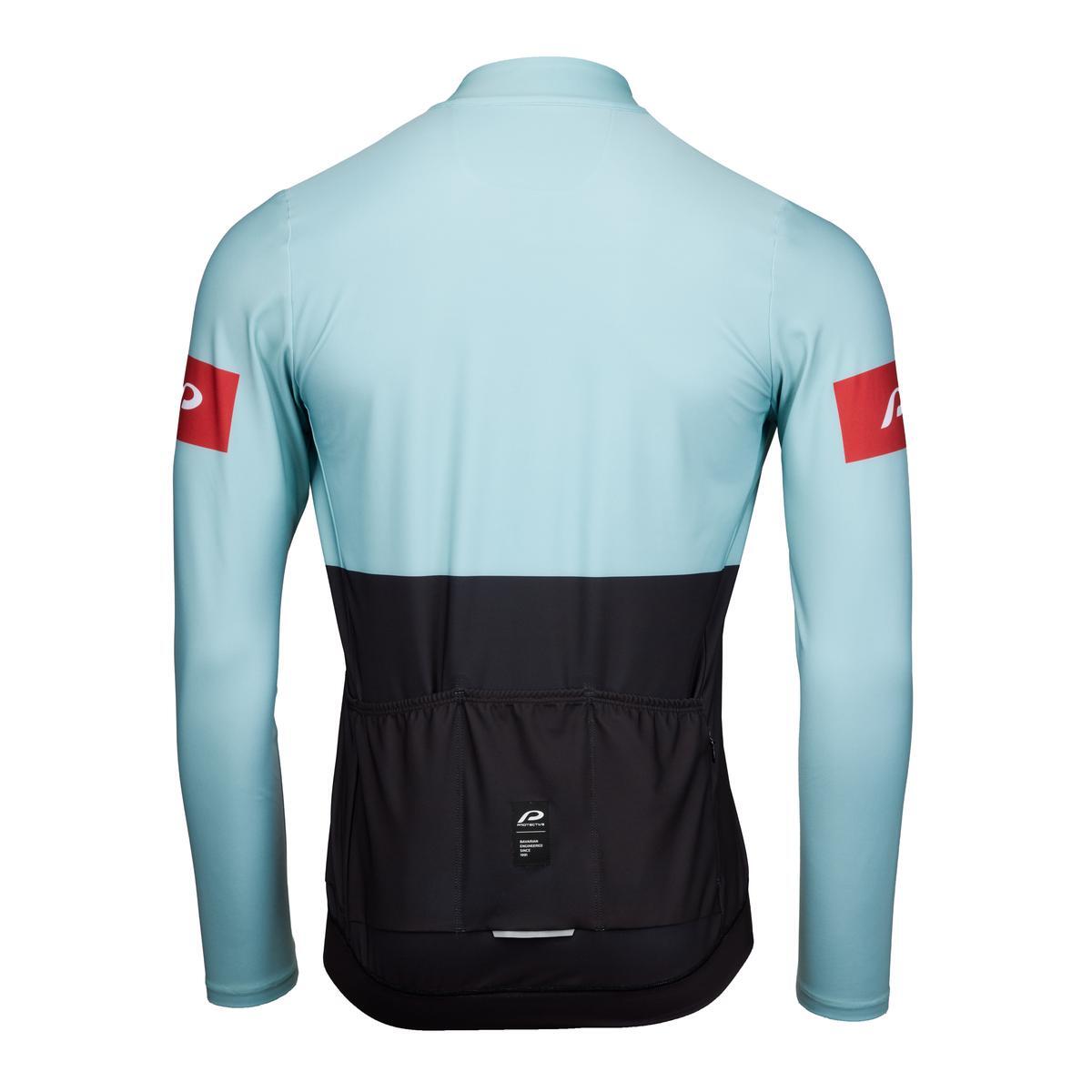 Maillot manches longues - Fullzip - Vélo - Homme - P-Rush Rider - Bleu clair 3/6