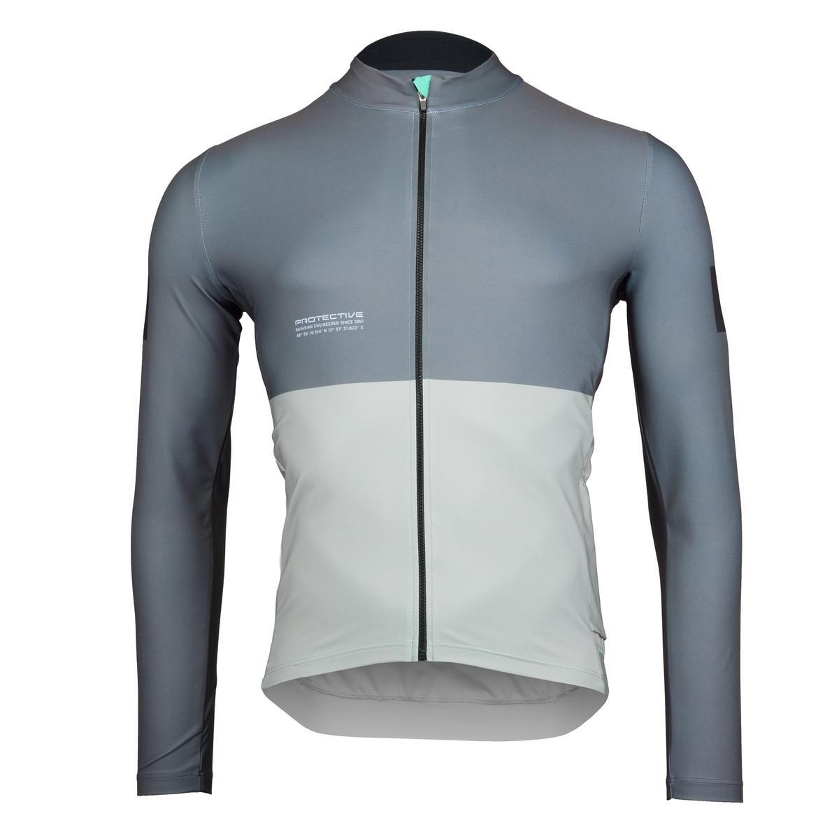 Maillot manches longues - Fullzip - Vélo - Homme - P-Rush Rider - Anthracite 2/6