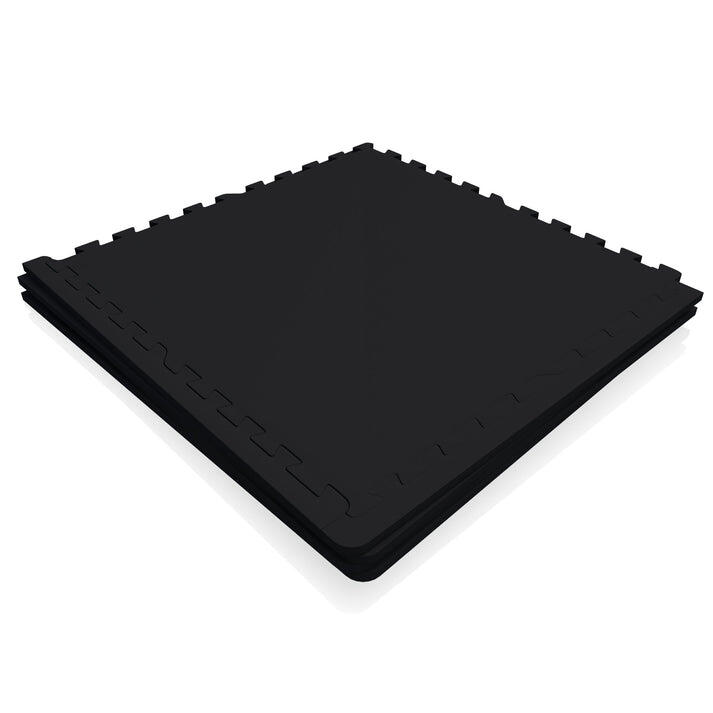 Gorilla Sports - Tapis Mousse Puzzle (set De 4) - Dalle - Blanc|noir|rouge - 61 Cm - Decathlon