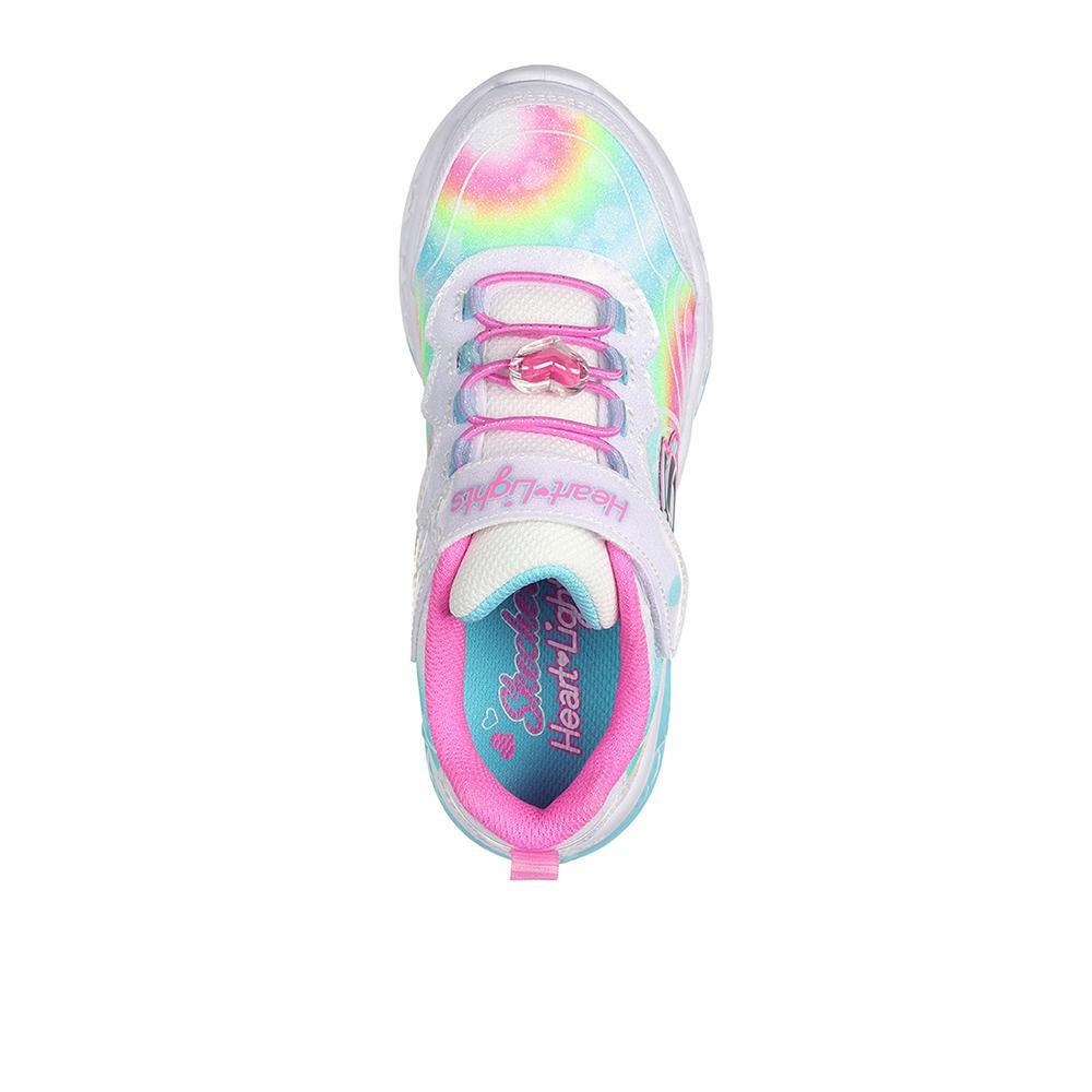 Zapatillas Skechers Niña Flutter Heart Lights - Groovy Swirl Multicolor 3/7