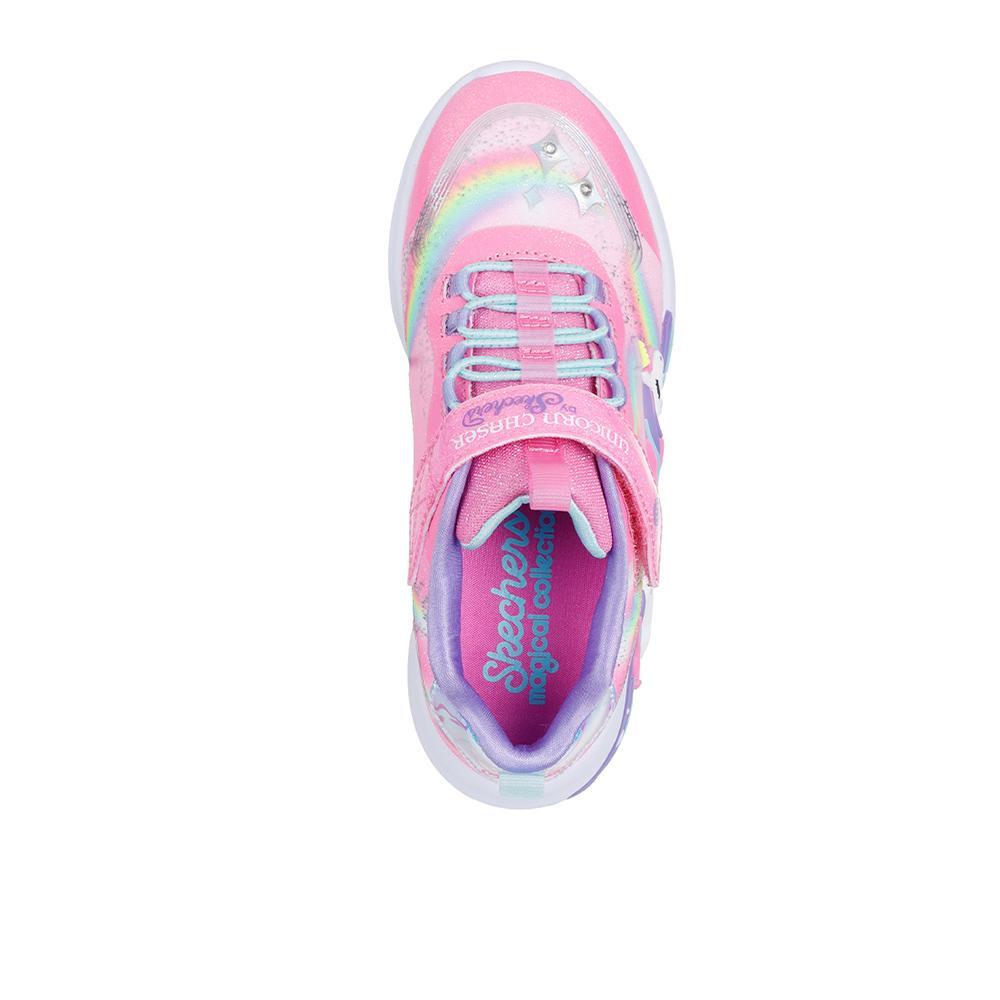 Sapatilhas Skechers Menina S-Lights: Unicorn Chaser Rosa 3/5