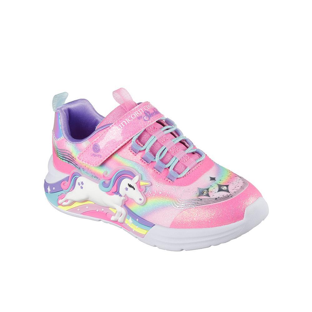 Sapatilhas Skechers Menina S-Lights: Unicorn Chaser Rosa 2/5