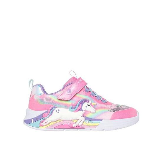 Chaussures pour fille Skechers Unicorn chaser Rose