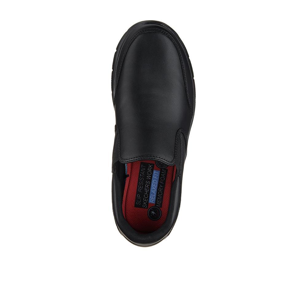 Sapatilhas Mocassins Skechers Homem lex Advantage SR - Bronwood Pretas 3/4