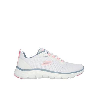 Zapatillas Skechers Mujer Flex Appeal 5.0 - New Path Blancas
