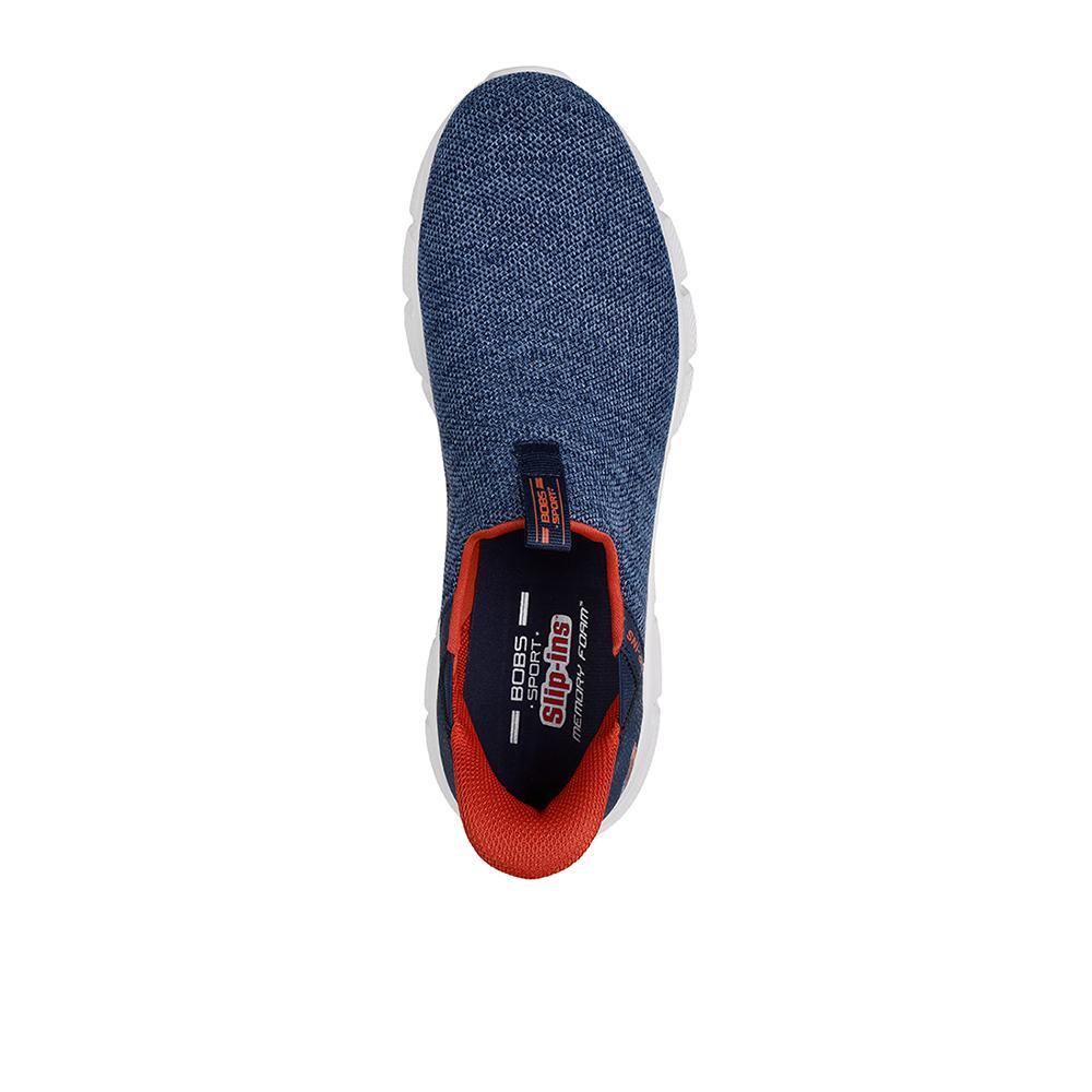 Sapatilhas Skechers Homem Bobs B Flex - Heights Edge Azul Marinho 3/4